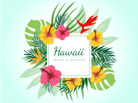 Hawaii Travel and Vacation Emoji