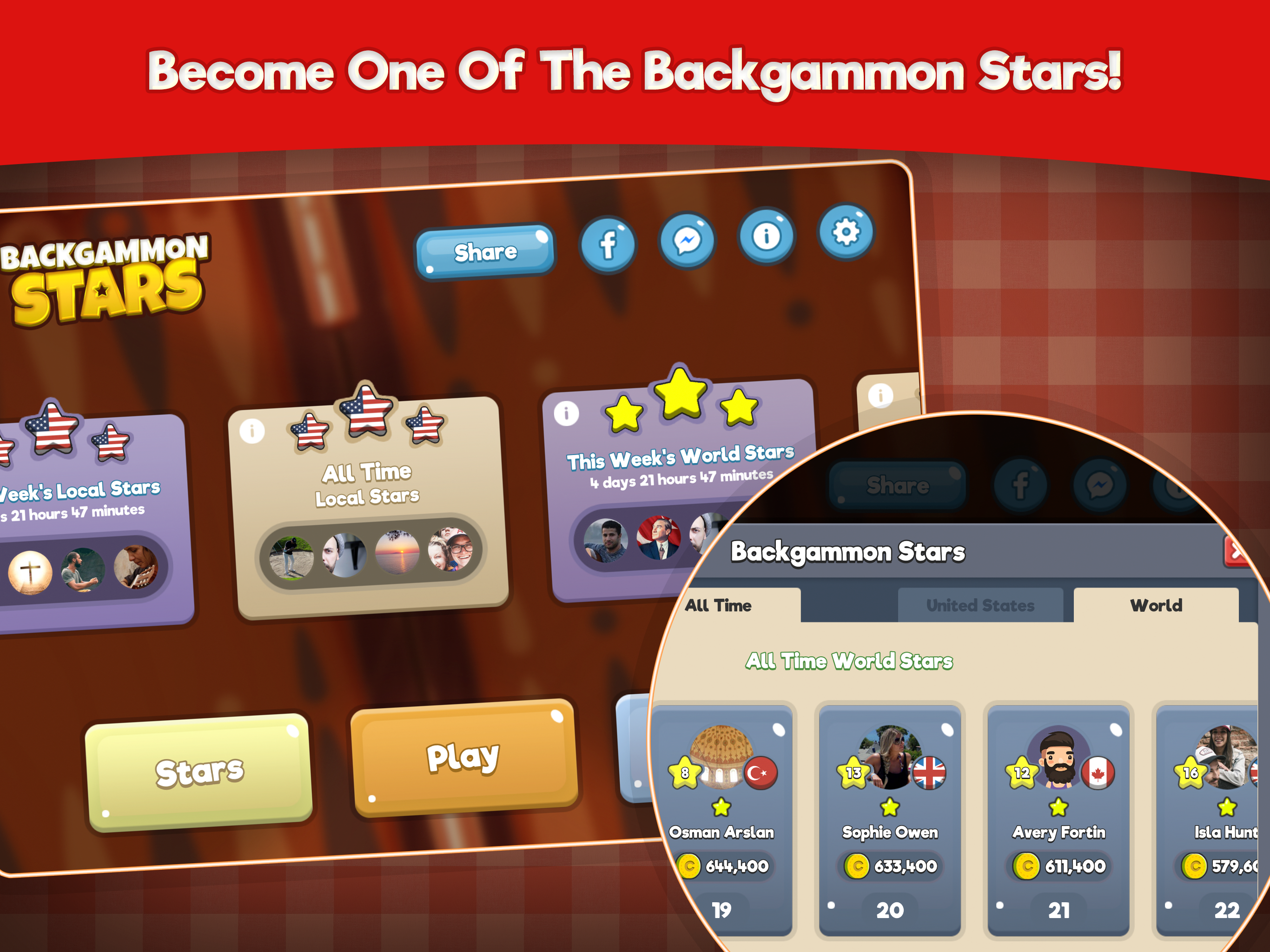 Backgammon Stars: Board Game screenshot 16