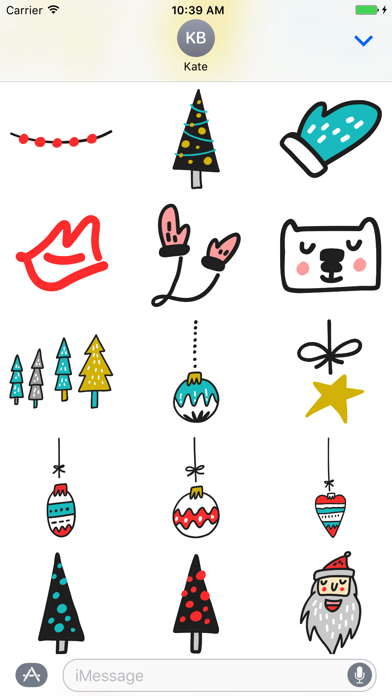 Naughty Christmas stickersのおすすめ画像3