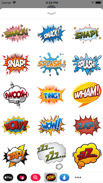 Comic Exclamation Sticker Pack Screenshot