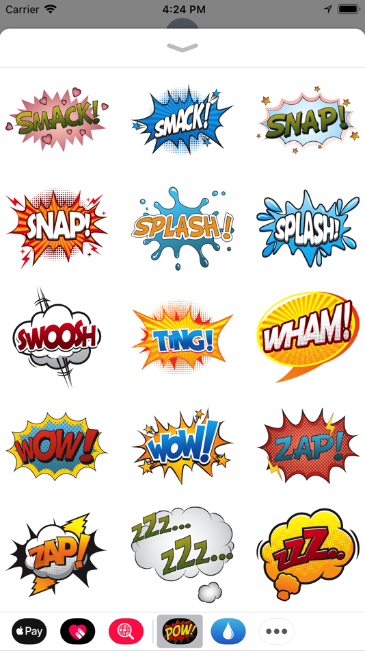 #3. Comic Exclamation Sticker Pack (iOS) Tekijänä: Higher Bar, LLC