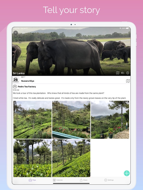 Screenshot #4 pour Trips - Travel Journal
