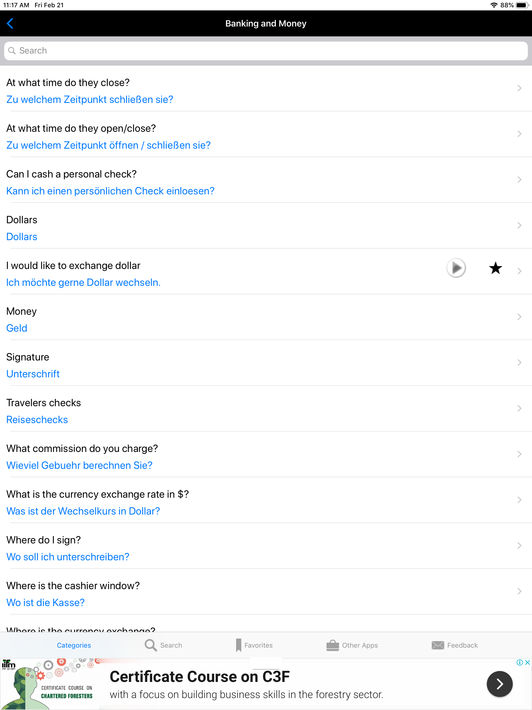 English to German Phrasebook