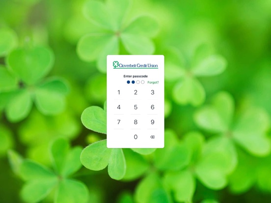 Cloverbelt CU Mobile Banking iPad screenshot 1 - Finance app