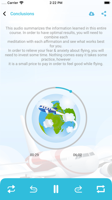 Flight Anxiety - FlyCalm.me Screenshot