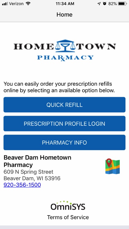 Hometown Pharmacy Refill