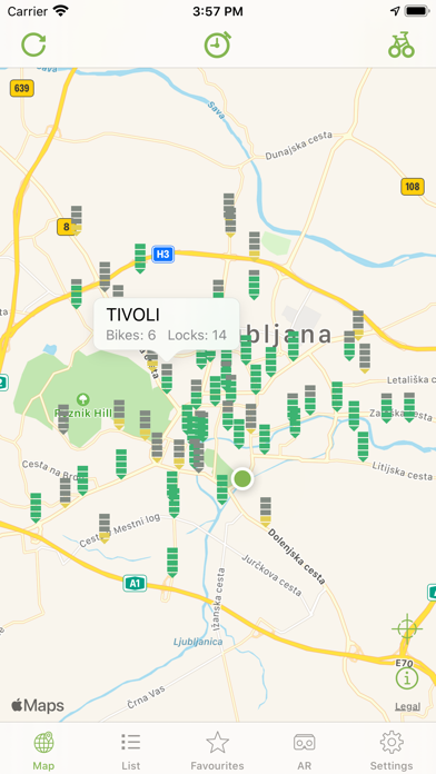 Bicikelj Ljubljana Screenshot