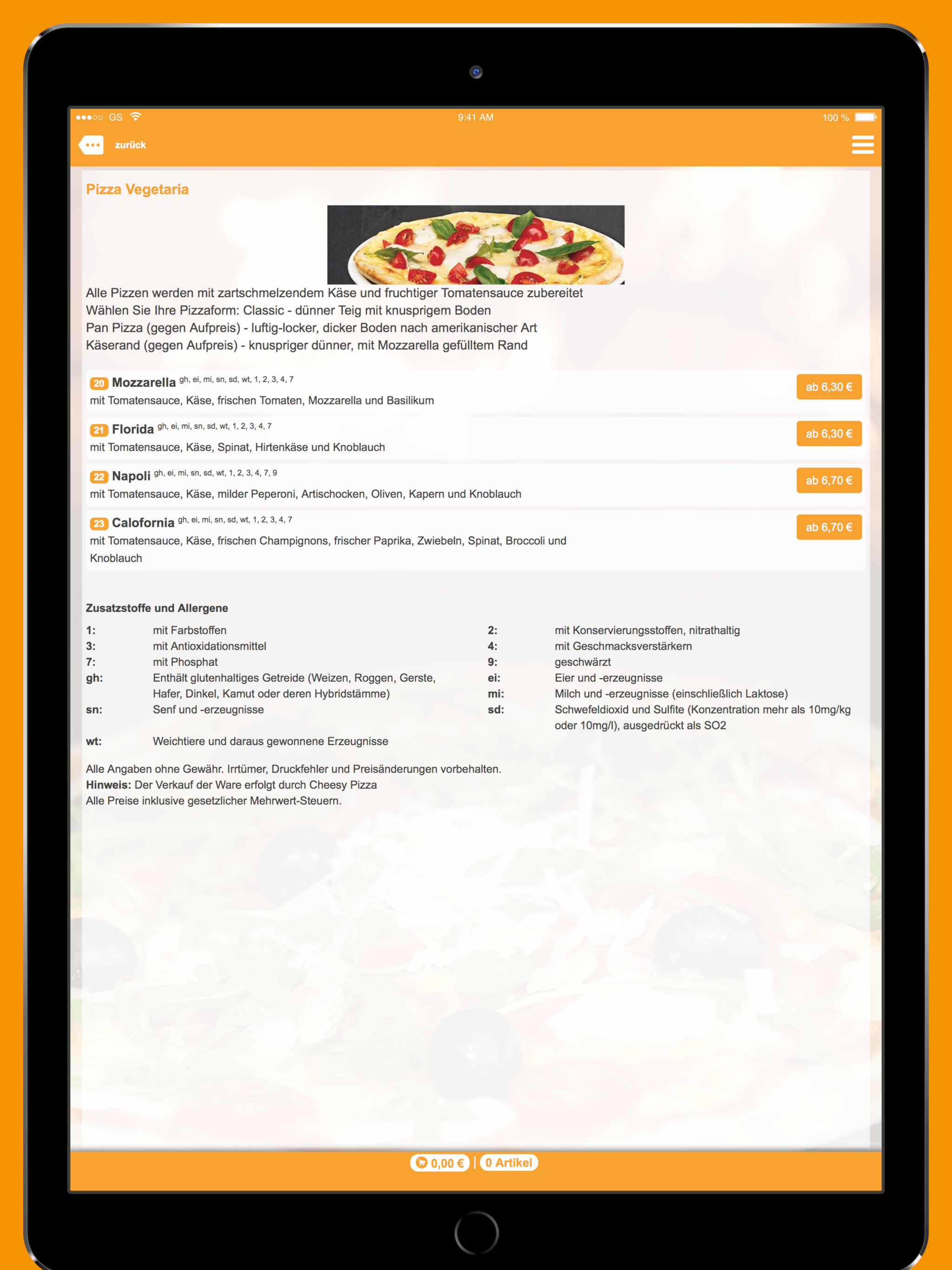 Cheesy Pizza