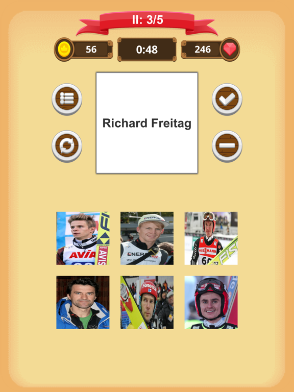 Ski Jump - Quiz iPad screenshot