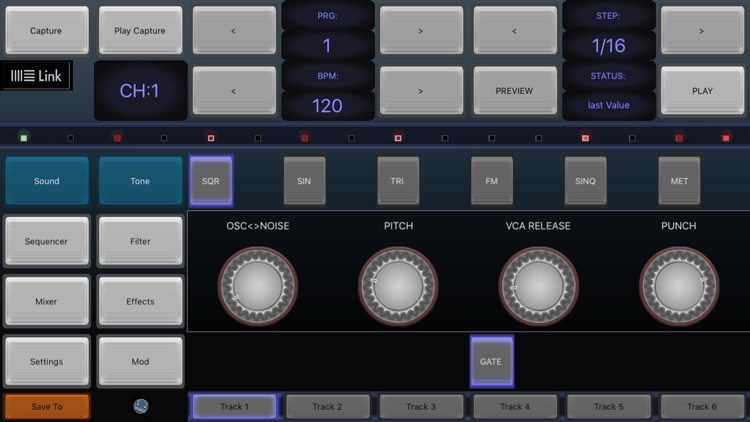 6X806 Noise Drum Machine EDM-D