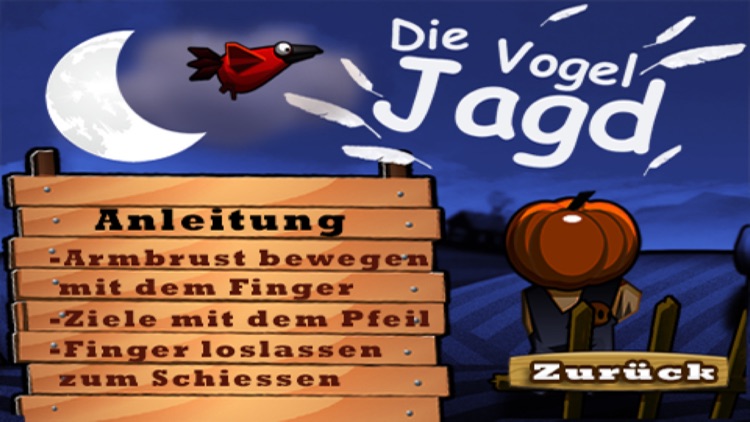 Die Armbrust Vogel Jagd