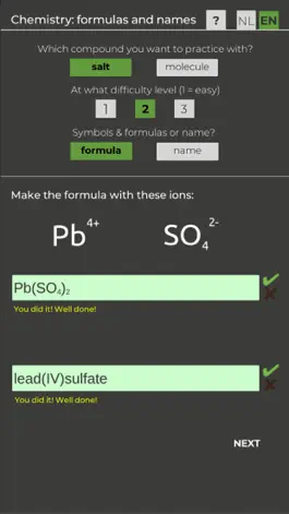 Game screenshot Chemistry formulas & names mod apk