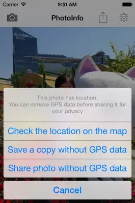 Game screenshot PhotoInfo -EXIF,GPS,remove GPS hack