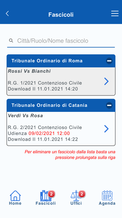 Giustizia Civile Screenshot