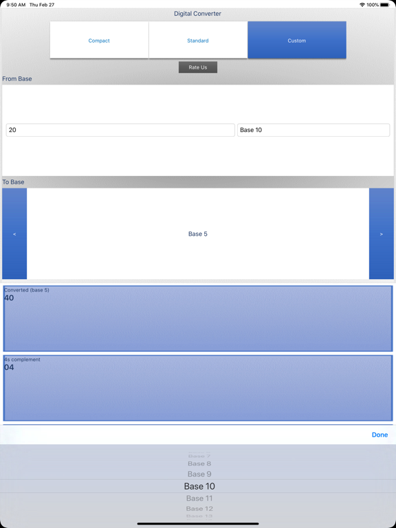 Digital Converter X iPad screenshot