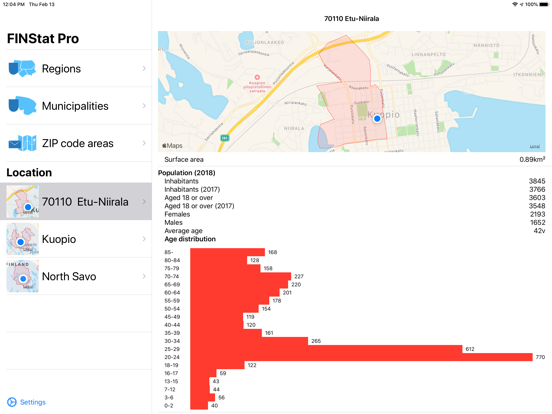 Screenshot #4 pour Finland Statistics