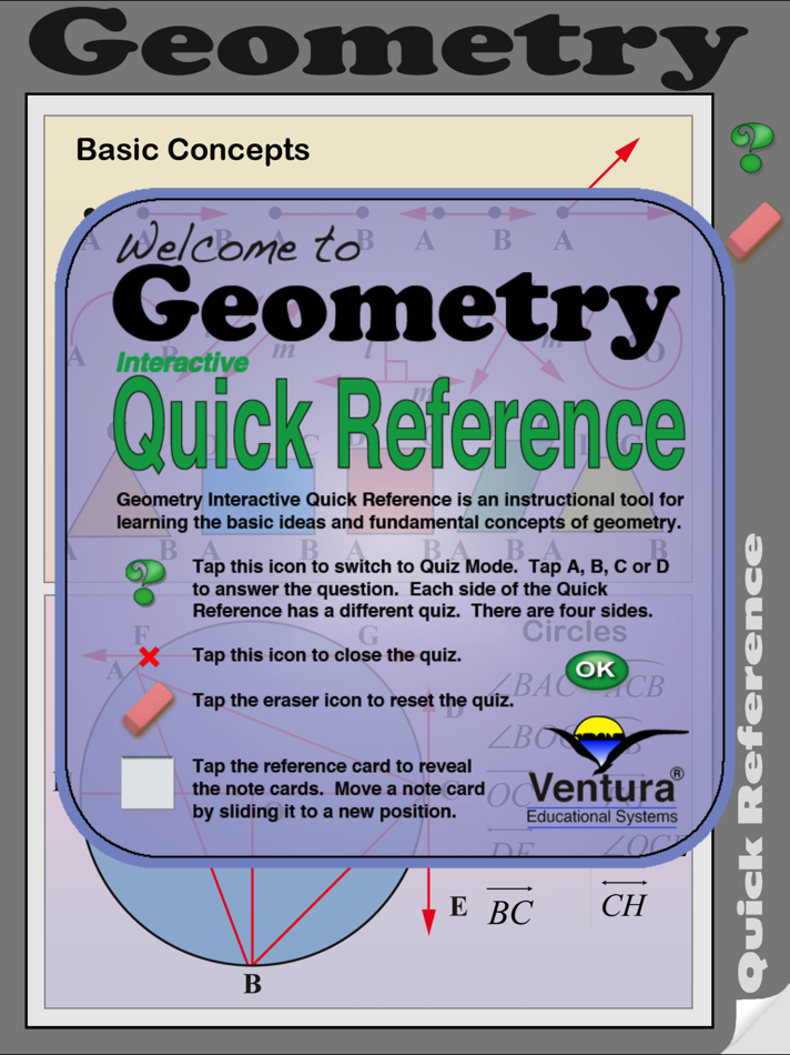 #1. Geometry Quick Reference (iOS) 由: Ventura Educational Systems