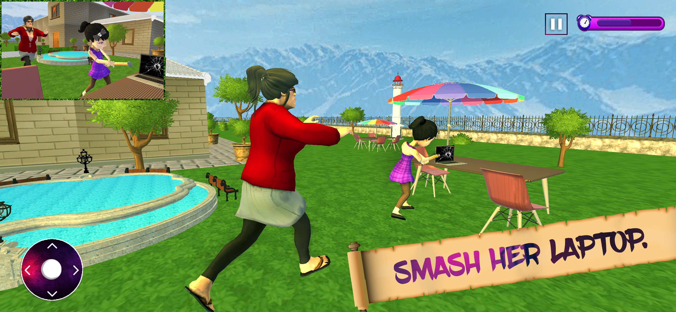 Evil Teacher Spooky 3D Game