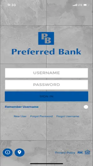 Preferred Bank screenshot 1