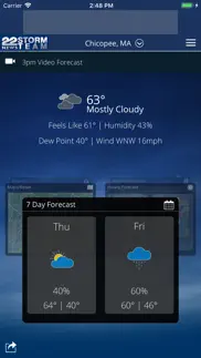 wwlp weather iphone screenshot 1