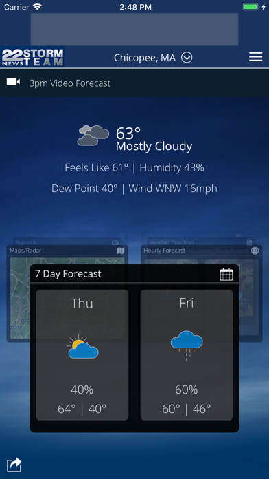 WWLP Weather Screenshot