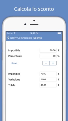 Calcoli Commerciali screenshot 2