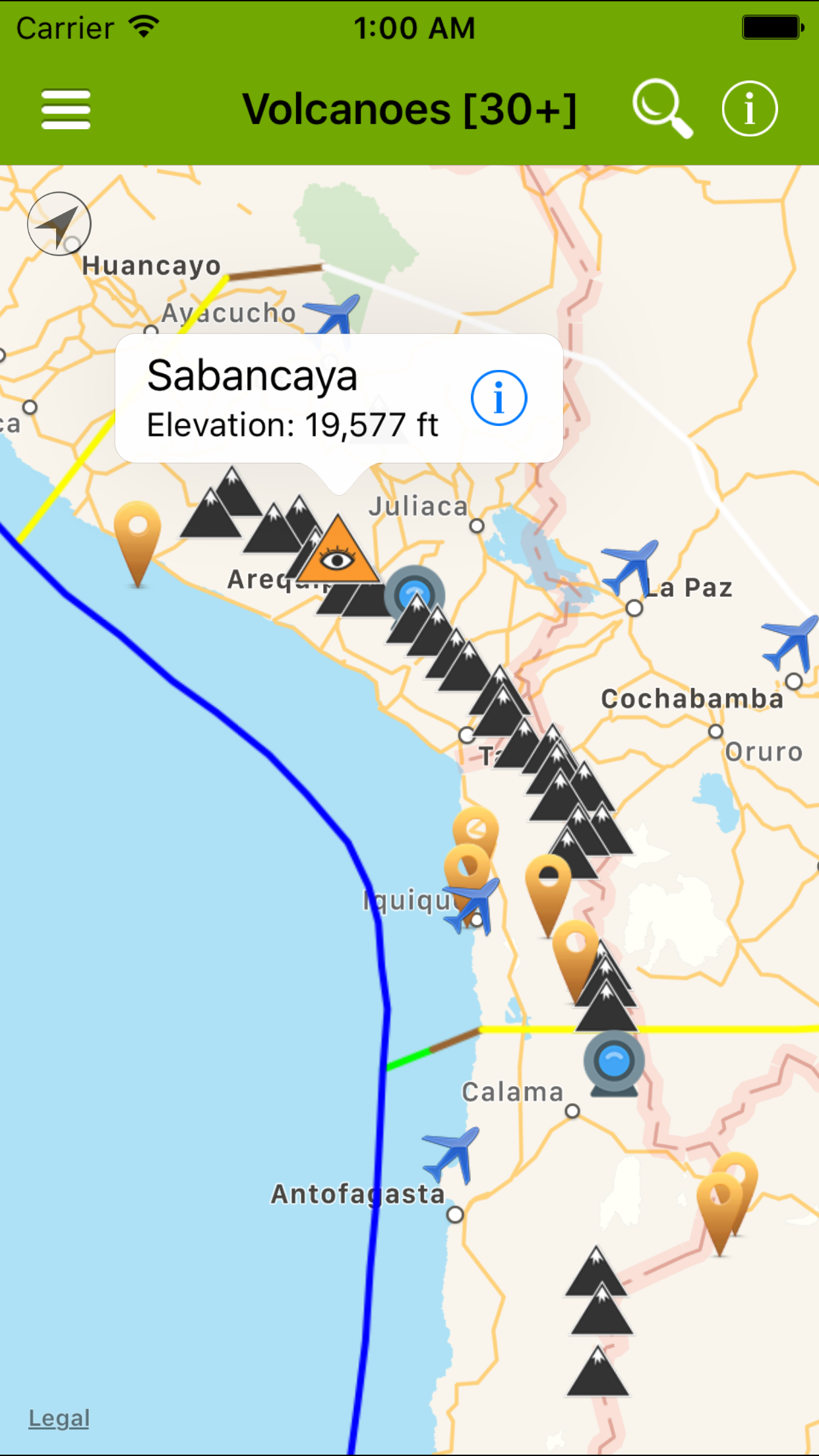 Volcanoes: Map, Alerts & Ash