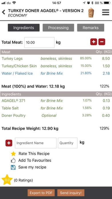 fi Recipes Screenshot