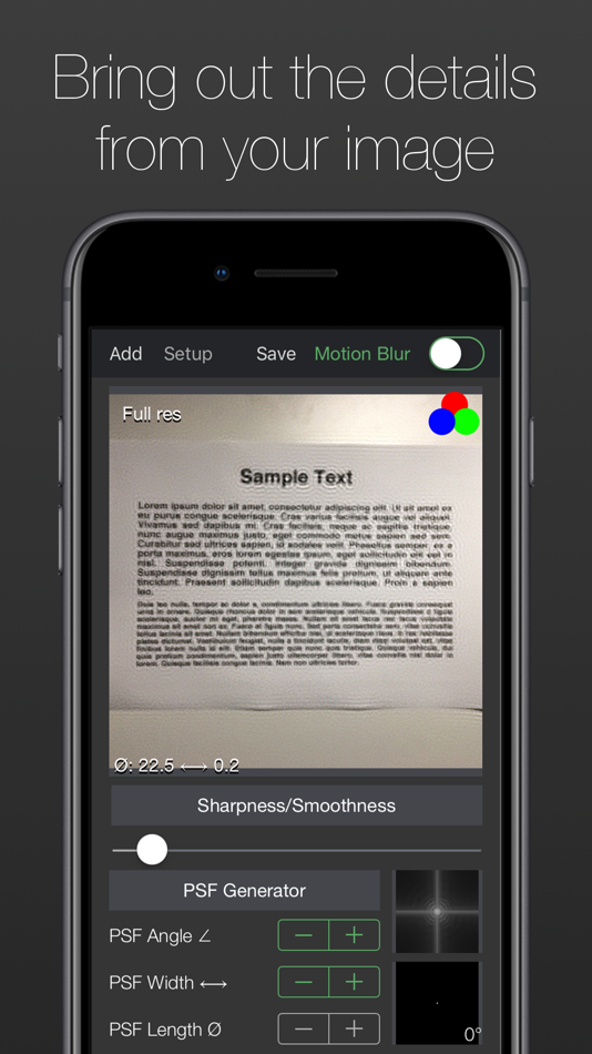 #5. Image Deblur - Blurred & Shaky (iOS) 由: GENOVA Softworks