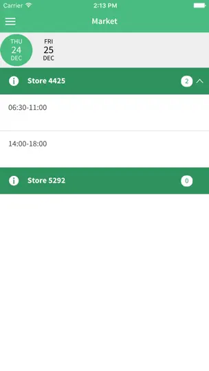 Screenshot von The SUBWAY® Labor Scheduler auf dem iPhone 4