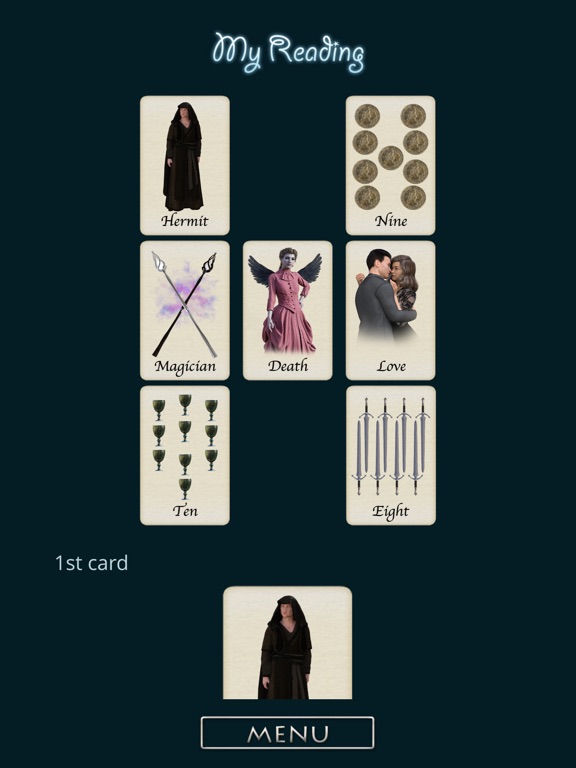 Card Reading iPad screenshot 4 - Lifestyle app
