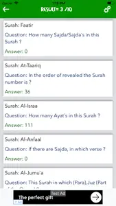 Quran Quiz - MCQ's of Quran screenshot #6 for iPhone