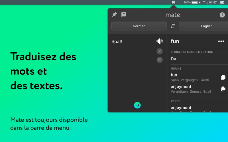 Screenshot #3 pour Traducteur par Mate