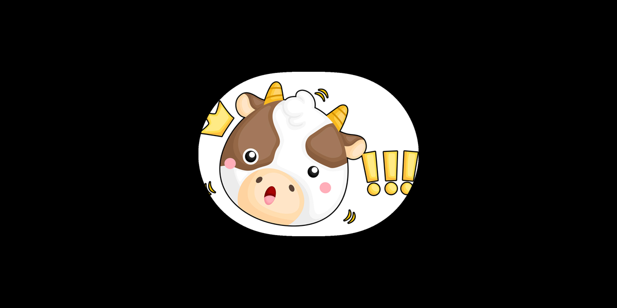 Cute Emotional Cow Stickers trên App Store
