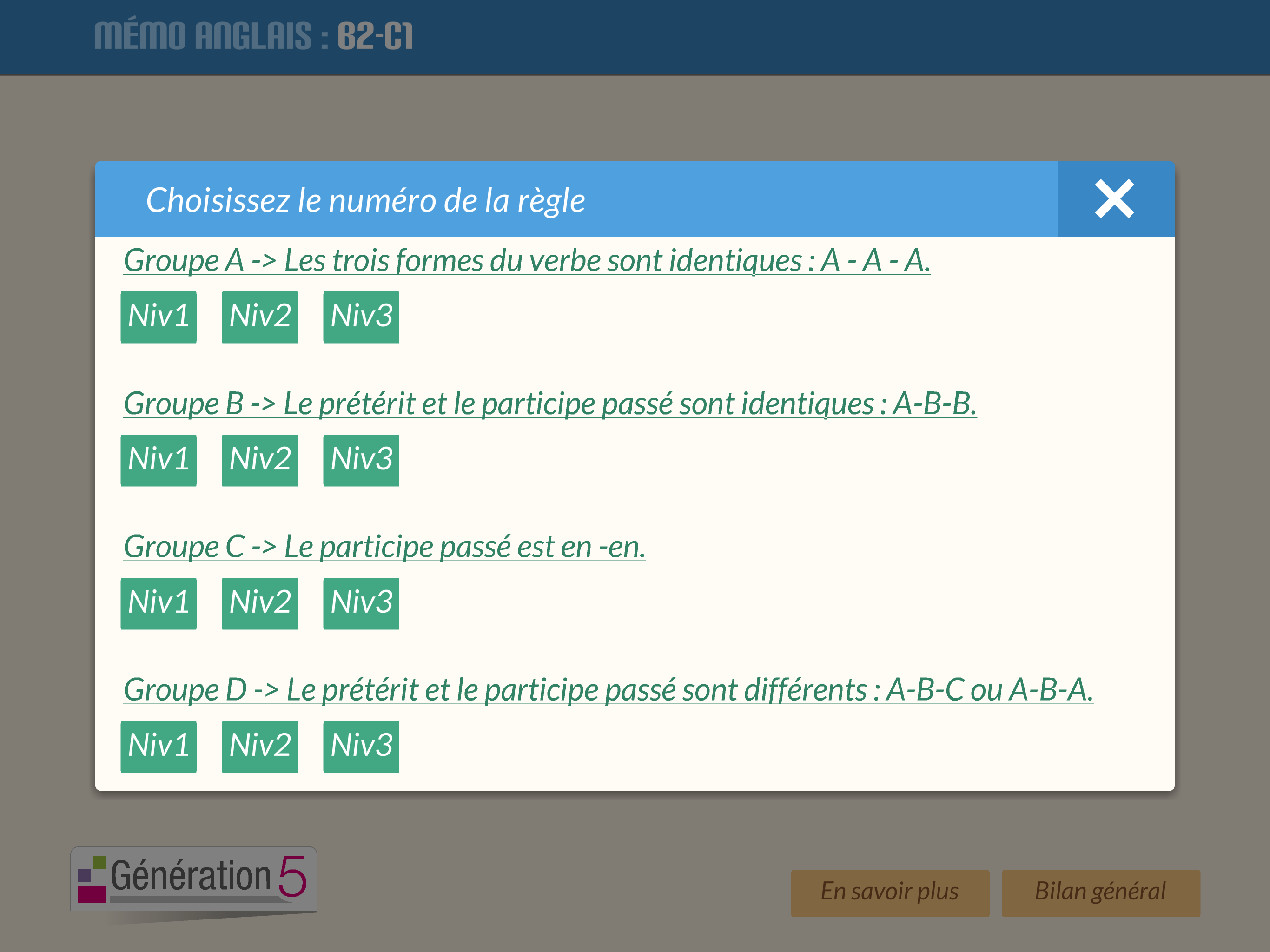 Mémo anglais B2-C1