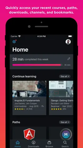 Game screenshot Pluralsight: Learn Tech Skills apk