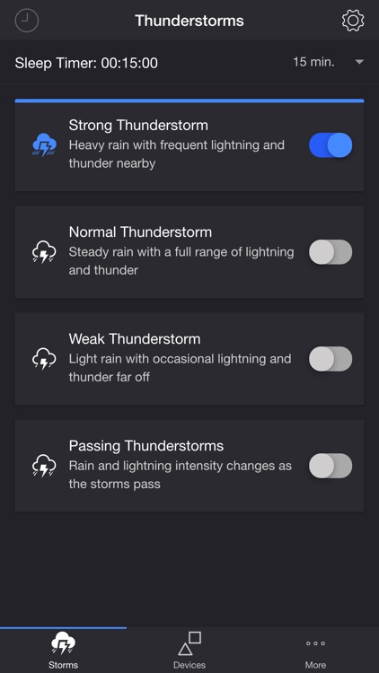 Thunderstorm for Nanoleaf