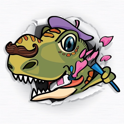 Kids Paint & Play: Dinosaur iOS App