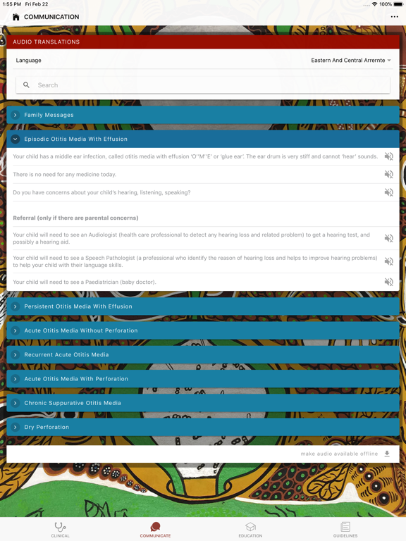 Screenshot #6 pour Otitis Media Guidelines