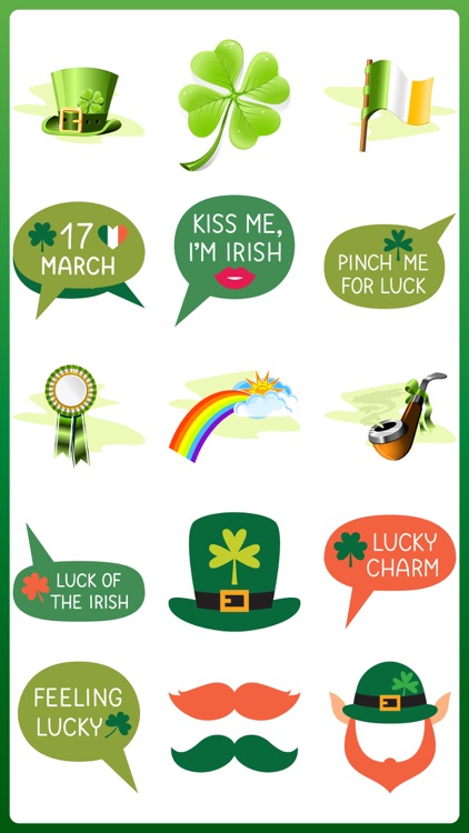 Happy St Patrick's Day Sticker