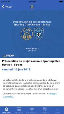 Game screenshot Socios Etoile Club Bastiais hack