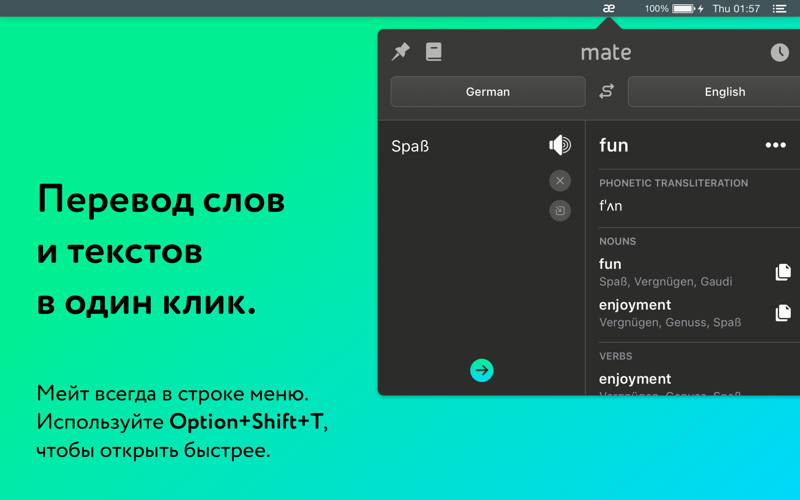 Скриншот из Mate: Universal Tab Translator
