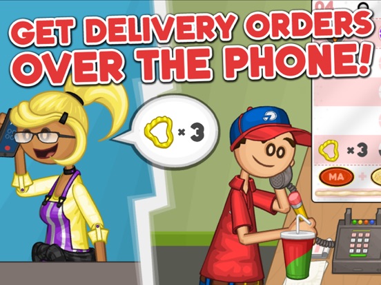 Papa's Pizzeria To Go! for iPhone, iPod Touch, and Android phones