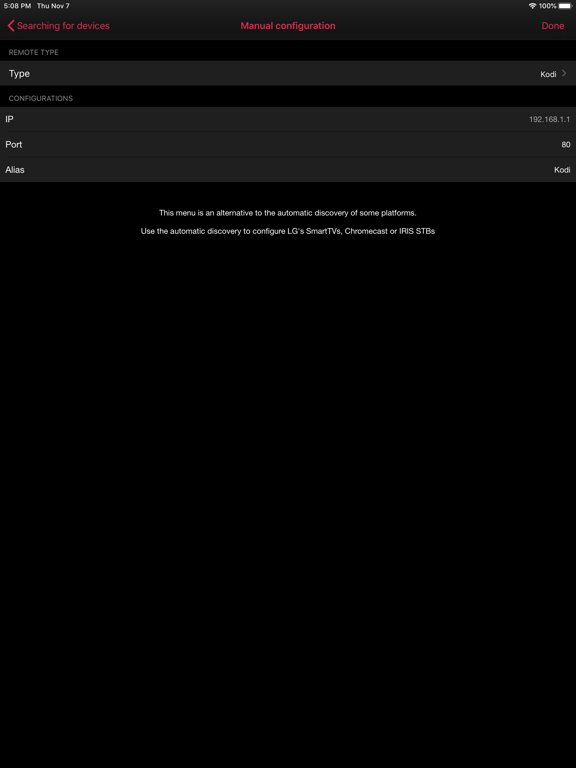 TVMote iPad screenshot 7 - Utilities app
