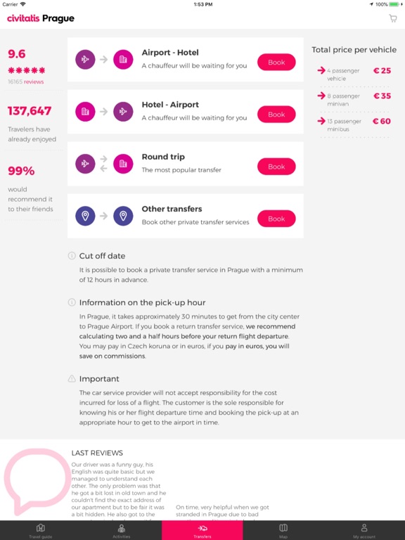 Prague Guide Civitatis.com iPad screenshot 3 - Travel app