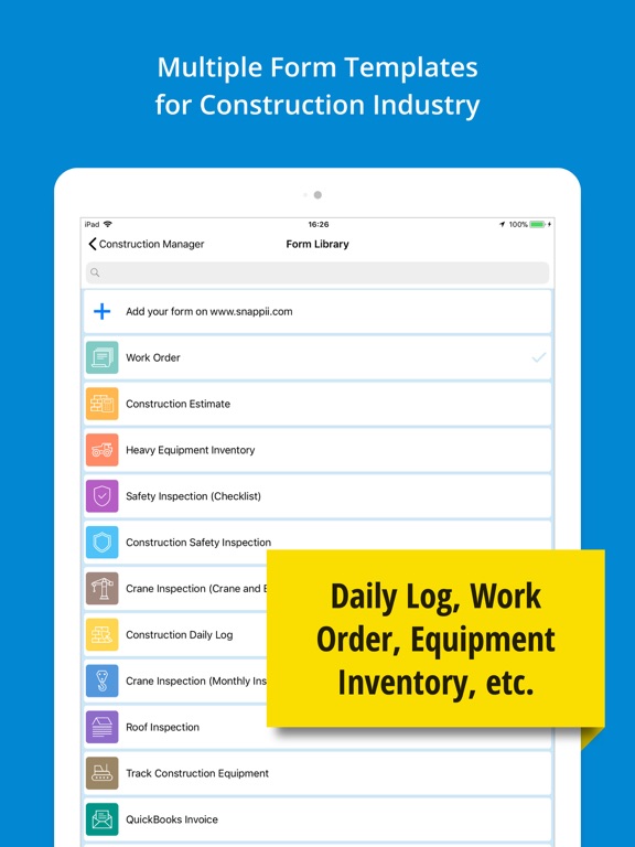 Screenshot #6 pour Construction Forms