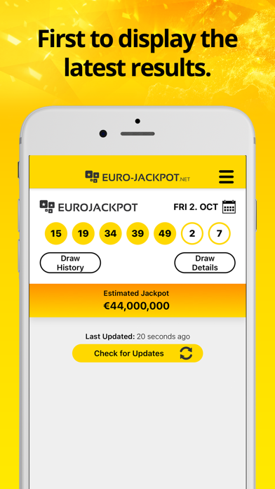 Eurojackpot Screenshot