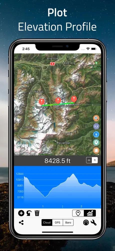 Elevation - Altimeter Map