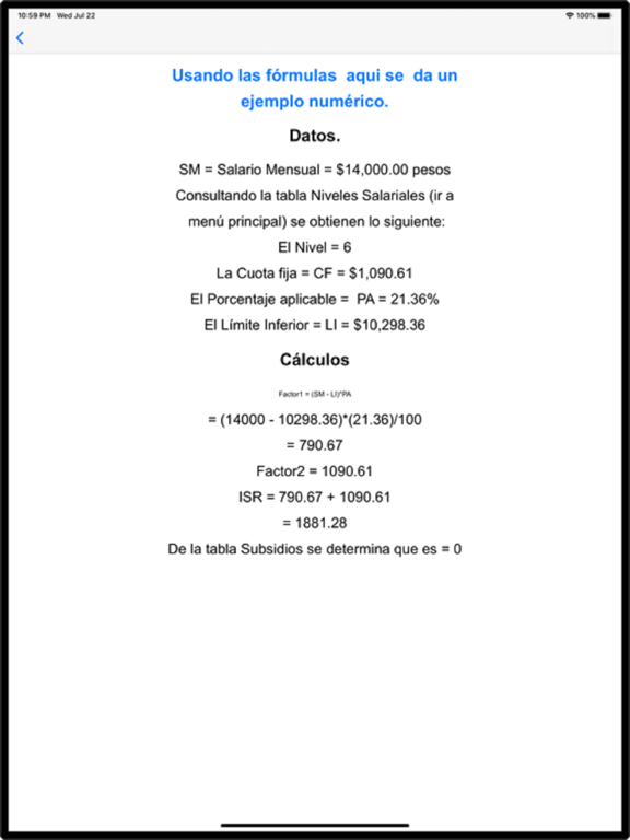 Screenshot #4 pour Calculadora del ISR