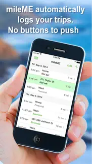 mileme automatic mileage log iphone screenshot 1